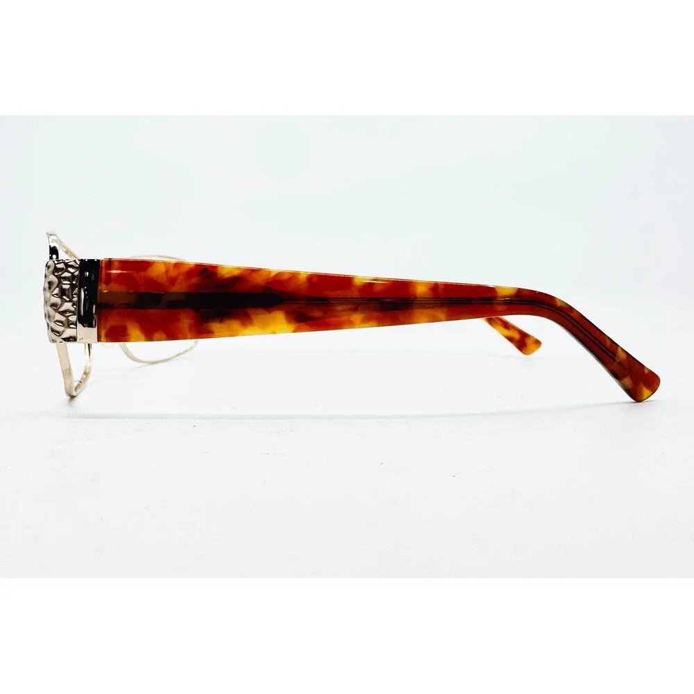 Zyloware Daisy Fuentes Eyeglass Frames Womens Gold Tortoise 108P 057 130